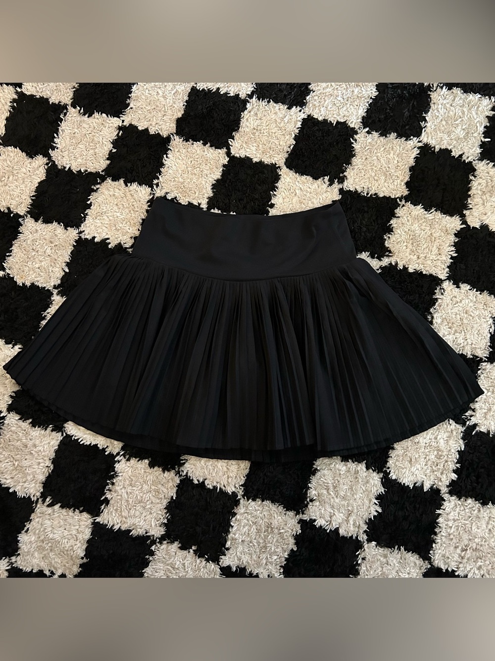 Joy Lab womens skirt skort size M medium athletic tennis black Ruffled